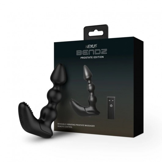 Черный вибростимулятор Nexus Bendz Prostate Edition - 14,1 см. - Nexus Range - в Рыбинске купить с доставкой