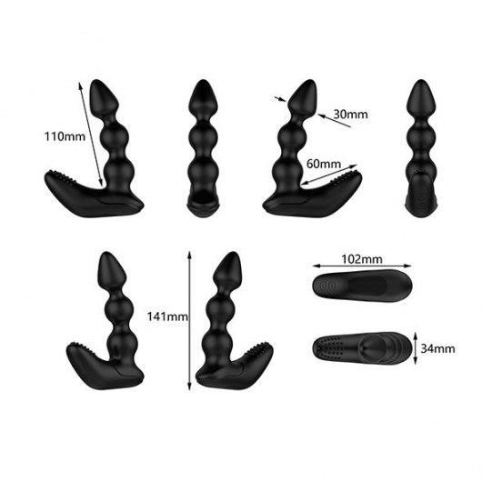 Черный вибростимулятор Nexus Bendz Prostate Edition - 14,1 см. - Nexus Range - в Рыбинске купить с доставкой