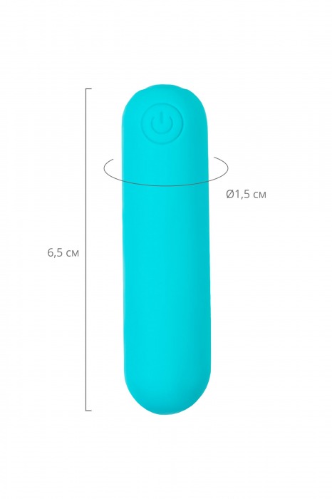 Голубая вибропуля Tnim с пультом ДУ - A-toys
