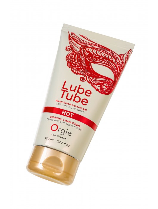 Интимный гель на водной основе Lube Tube Hot с разогревающим эффектом - 150 мл. - ORGIE - купить с доставкой в Рыбинске