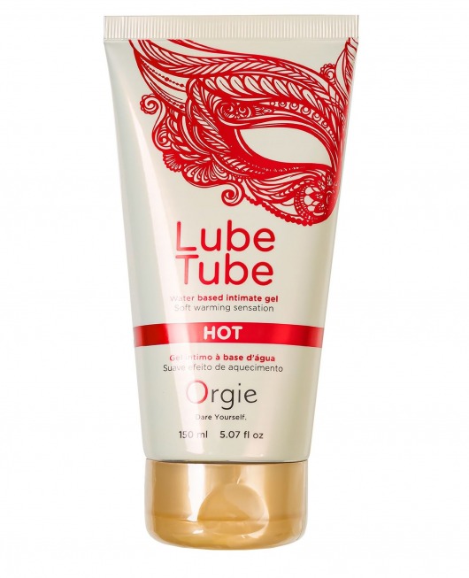 Интимный гель на водной основе Lube Tube Hot с разогревающим эффектом - 150 мл. - ORGIE - купить с доставкой в Рыбинске