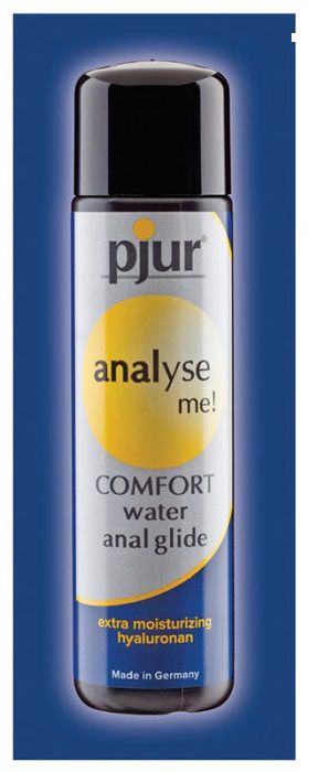 Анальный лубрикант pjur ANALYSE ME Comfort Water Anal Glide - 2 мл. - Pjur - купить с доставкой в Рыбинске