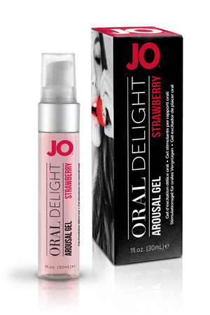 Клубничный лубрикант для оральных ласк Oral Delight Strawberry Sensation - 30 мл. - System JO - купить с доставкой в Рыбинске