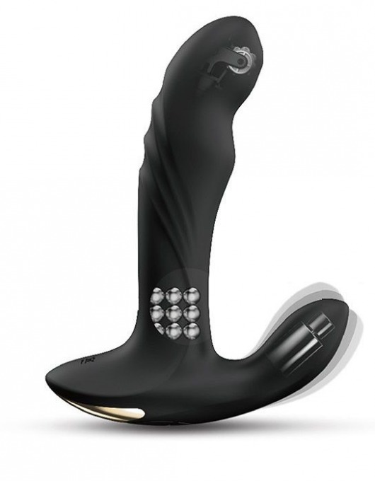 Черный вибромассажер простаты Multi P-Joy с 3 моторами - Dorcel - в Рыбинске купить с доставкой