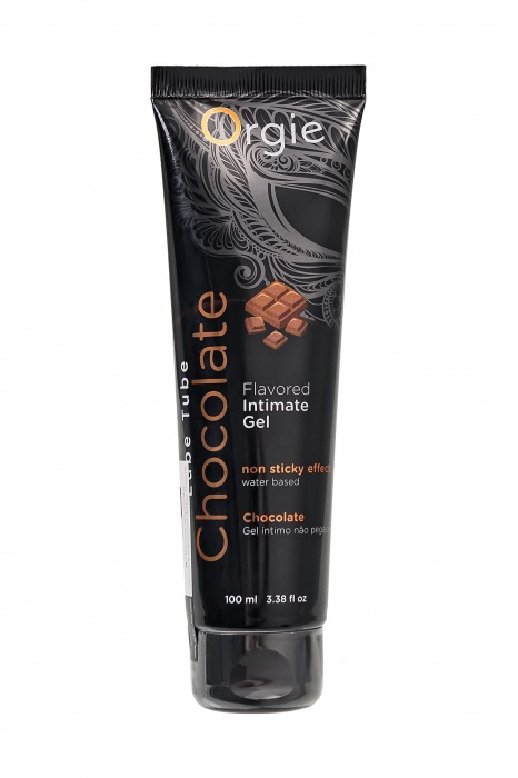 Интимный гель на водной основе Lube Tube Chocolate с шоколадным вкусом - 100 мл. - ORGIE - купить с доставкой в Рыбинске