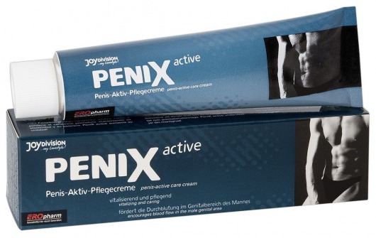 Возбуждающий крем для мужчин PeniX active - 75 мл. - Joy Division - купить с доставкой в Рыбинске