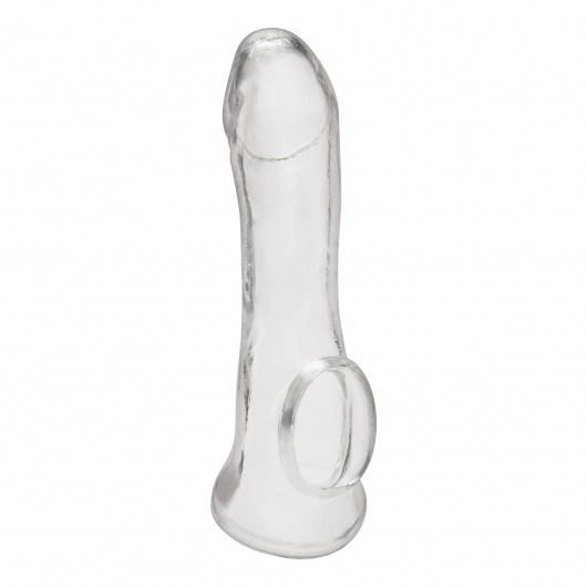 Прозрачная насадка на пенис Transparent Penis Enhancing Sleeve Extension - 15,9 см. - BlueLine - в Рыбинске купить с доставкой