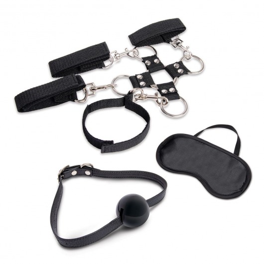 Набор для фиксации из 7 предметов Hogtie   Ball Gag Kit - Lux Fetish - купить с доставкой в Рыбинске