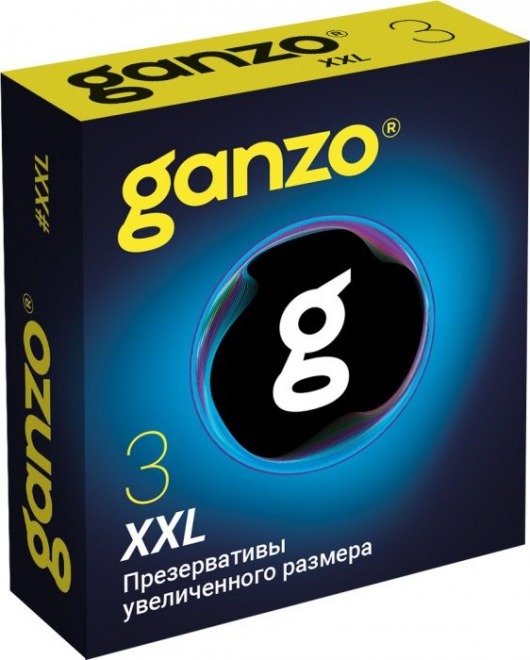 Презервативы увеличенного размера Ganzo XXL - 3 шт. - Ganzo - купить с доставкой в Рыбинске