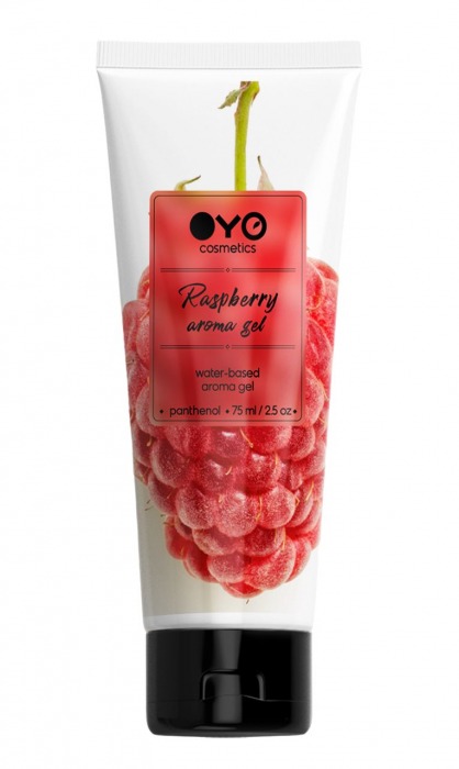 Лубрикант на водной основе OYO Aroma Gel Raspberry с ароматом малины - 75 мл. - OYO - купить с доставкой в Рыбинске