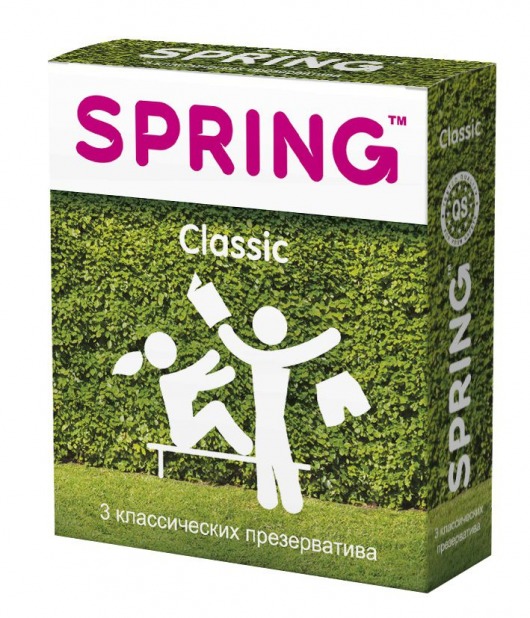 Классические презервативы SPRING CLASSIC - 3 шт. - SPRING - купить с доставкой в Рыбинске