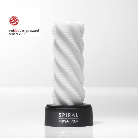 Белый 3D мастурбатор SPIRAL - Tenga - в Рыбинске купить с доставкой