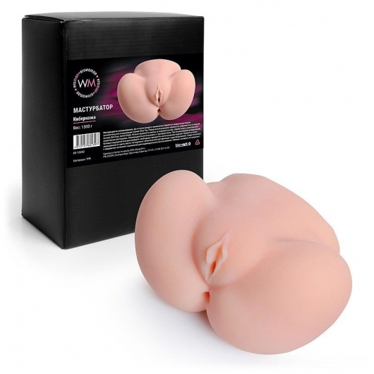 Реалистичный мастурбатор с двумя функциональными отверстиями - Erowoman-Eroman - в Рыбинске купить с доставкой
