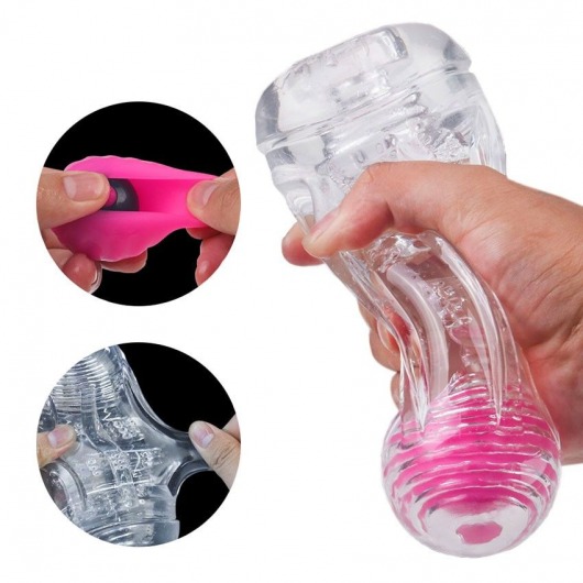 Прозрачный вибромастурбатор Space Capsule-RСT - S-HANDE - в Рыбинске купить с доставкой