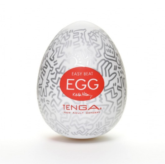 Мастурбатор-яйцо Keith Haring EGG PARTY - Tenga - в Рыбинске купить с доставкой