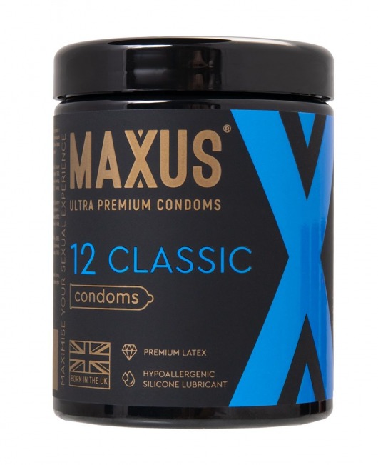 Классические презервативы MAXUS Classic - 12 шт. - Maxus - купить с доставкой в Рыбинске