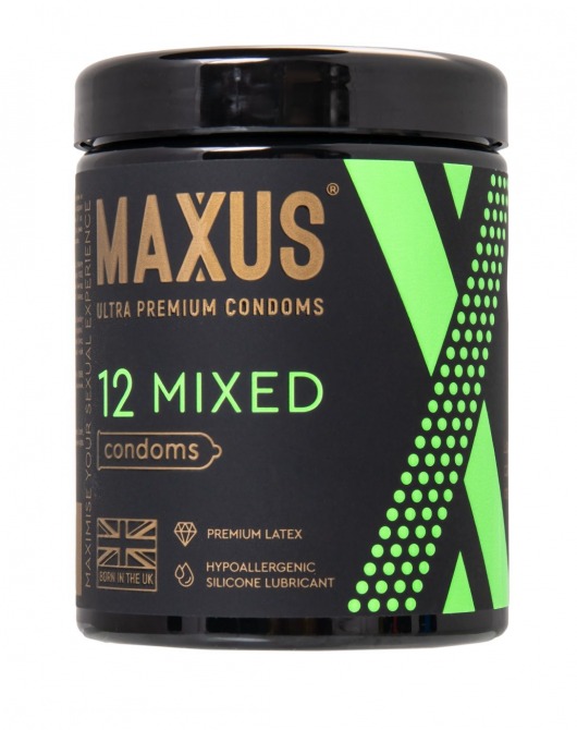 Презервативы MAXUS Mixed - 12 шт. - Maxus - купить с доставкой в Рыбинске