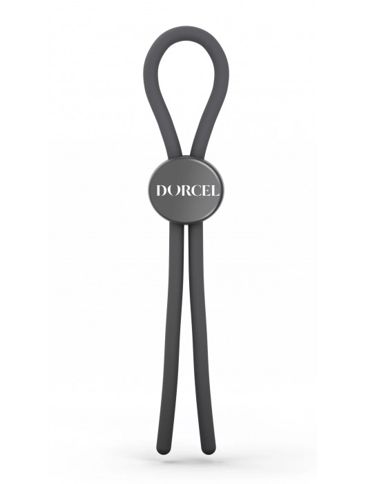 Серое эрекционное лассо на пенис Mr Dorcel - Dorcel - в Рыбинске купить с доставкой