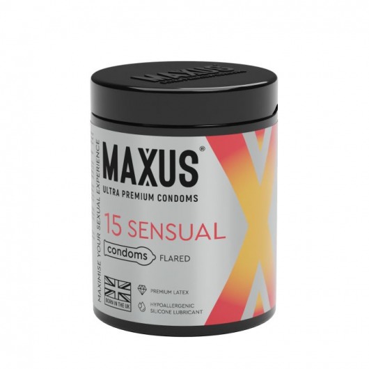 Анатомические презервативы MAXUS Sensual - 15 шт. - Maxus - купить с доставкой в Рыбинске