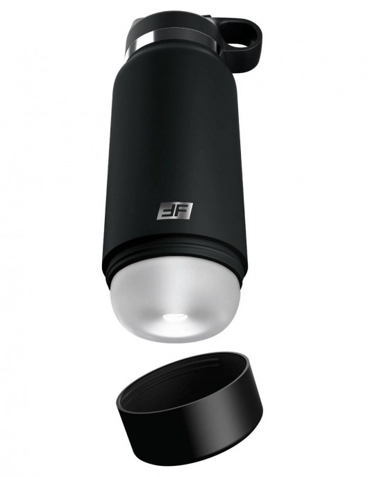 Черный мастурбатор в виде бутылки Fap Flask - Pipedream - в Рыбинске купить с доставкой