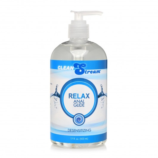 Анальный лубрикант на водной основе Relax Desensitizing Anal Lube - 503 мл. - XR Brands - купить с доставкой в Рыбинске