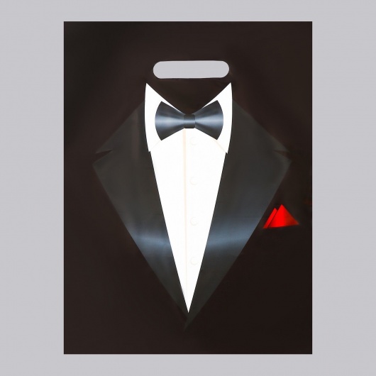 Пакет «Смокинг» полиэтиленовый с вырубной ручкой (30х40 см) - UPAK LAND - купить с доставкой в Рыбинске