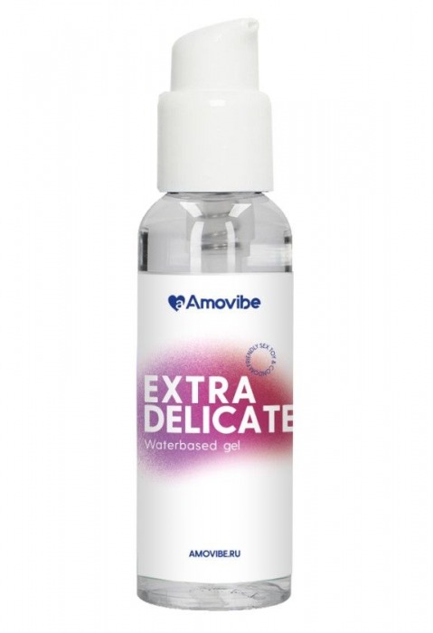 Гель на водной основе Amovibe Extra Delicate - 100 мл. - Amovibe - купить с доставкой в Рыбинске