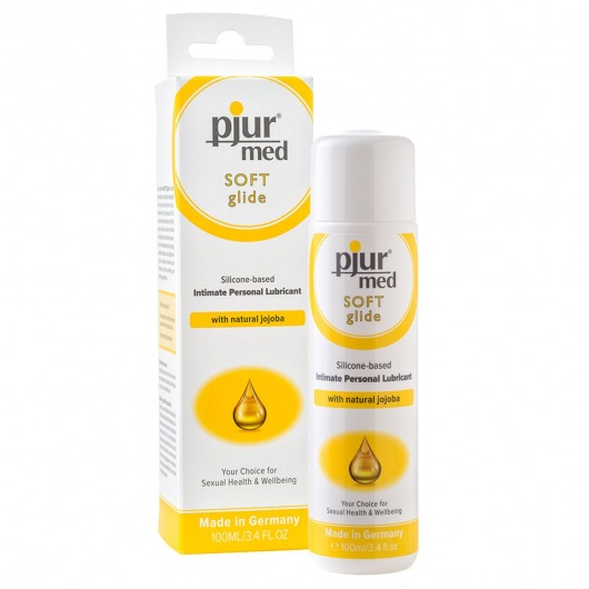 Силиконовый лубрикант с жожоба pjur MED Soft glide - 100 мл. - Pjur - купить с доставкой в Рыбинске