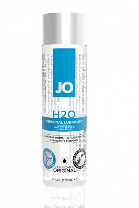 Нейтральный лубрикант на водной основе JO Personal Lubricant H2O - 120 мл. - System JO - купить с доставкой в Рыбинске