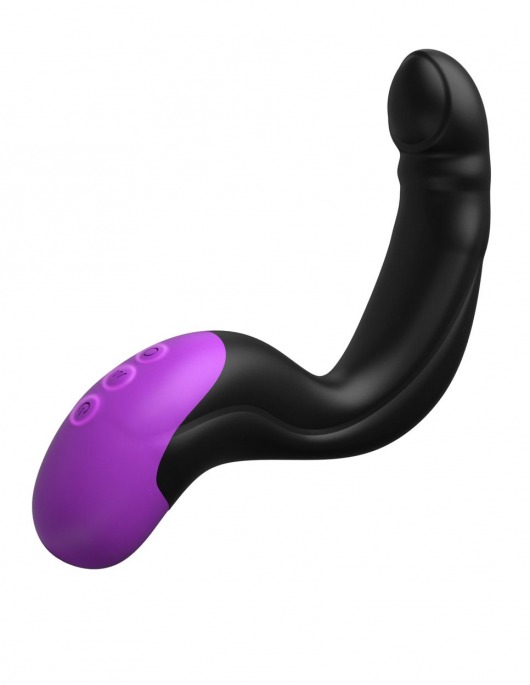 Черно-фиолетовый вибромассажёр простаты Hyper-Pulse P-Spot Massager - Pipedream - в Рыбинске купить с доставкой