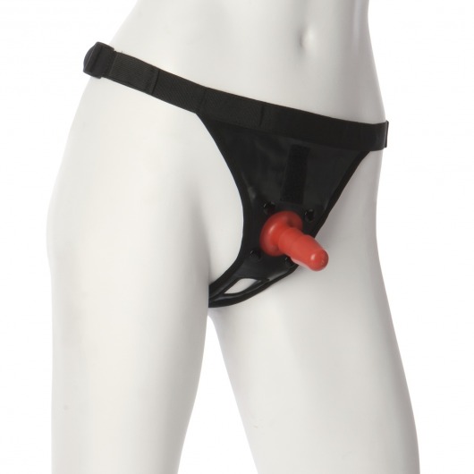 Трусики со штырьком для фиксации насадок Ultra Harness with Plug - Doc Johnson - купить с доставкой в Рыбинске