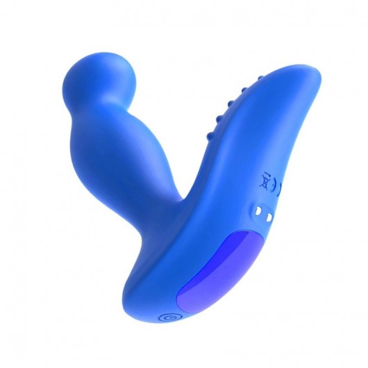 Синий вибромассажер простаты 3,5’’ P-spot Massager - 12,5 см. - Erokay - в Рыбинске купить с доставкой