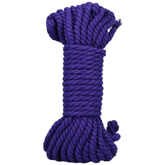 Фиолетовая верёвка для связывания и фиксации Bind Tie - 9,14 м. - Doc Johnson - купить с доставкой в Рыбинске
