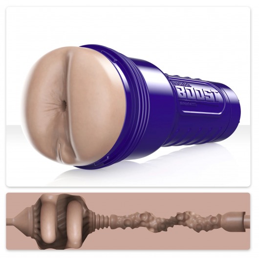 Телесный мастурбатор-анус Fleshlight Boost Blast Female - Fleshlight - в Рыбинске купить с доставкой