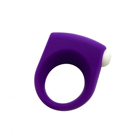 Фиолетовое эрекционное кольцо Puggle Vibrating Ring with Bullet - Adrien Lastic - в Рыбинске купить с доставкой