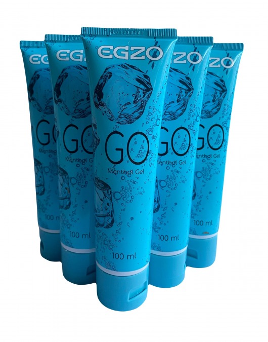 Набор из 5 пролонгирующих лубрикантов на водной основе Egzo Go (по 100 мл.) - EGZO - купить с доставкой в Рыбинске