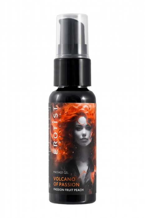 Гель с эффектом вибрации Volcano Of Passion со вкусом персика и маракуйи - 25 мл. - Erotist Lubricants - купить с доставкой в Рыбинске