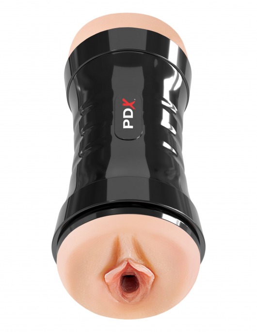 Двусторонний мастурбатор в колбе Super Flip-A-Pussy Over - Pipedream - в Рыбинске купить с доставкой