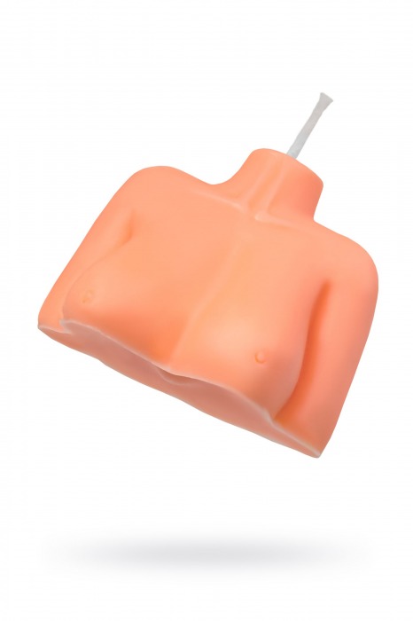 Оранжевая сувенирная свеча «Женский силуэт» - Pecado - купить с доставкой в Рыбинске