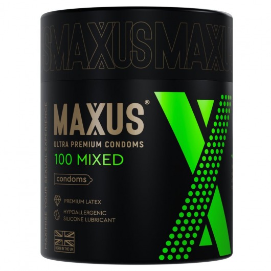 Презервативы MAXUS Mixed - 100 шт. - Maxus - купить с доставкой в Рыбинске