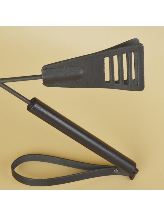 Черный кожаный стек «Сириус» - 60 см. - Sitabella - купить с доставкой в Рыбинске