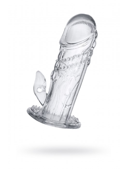 Прозрачная насадка на пенис Uco - 13 см. - A-toys - в Рыбинске купить с доставкой