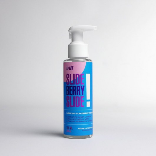 Увлажняющий гель с ароматом ежевики Slide Berry Slide - 100 мл. - INTT - купить с доставкой в Рыбинске