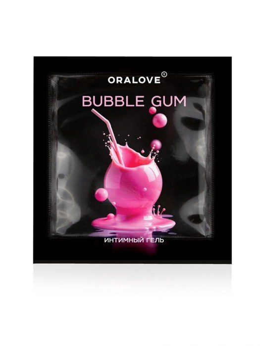 Саше съедобной оральной смазки OraLove с ароматом бабл-гам - 3 гр. - Биоритм - купить с доставкой в Рыбинске