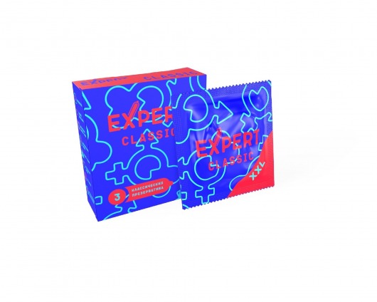 Презервативы увеличенного размера Expert Classic XXL - 3 шт. - Expert - купить с доставкой в Рыбинске