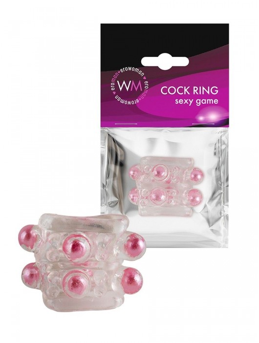 Прозрачная насадка на пенис с цветными шариками - Erowoman-Eroman - в Рыбинске купить с доставкой