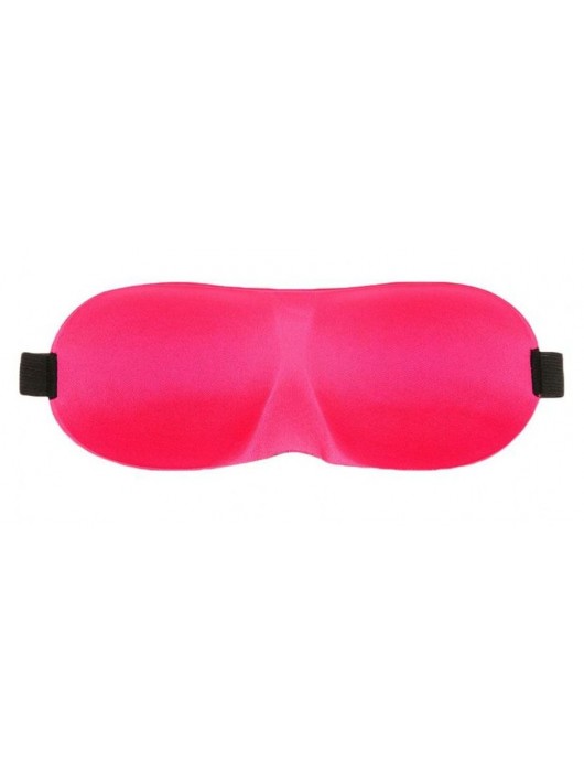 Розовая глухая маска на резинке - Sitabella - купить с доставкой в Рыбинске