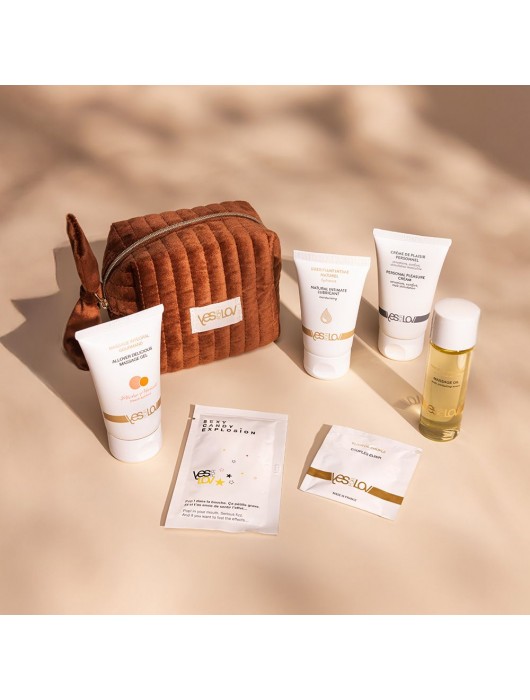 Набор YESforLOV La Trousse Enchantée в коричневой косметичке - YESforLOV - купить с доставкой в Рыбинске