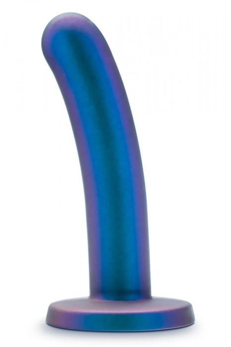 Синяя насадка с гладкой поверхностью Surrender 5.75 Inch Intermediate Pegging Dildo - 14,6 см. - Blush Novelties - купить с доставкой в Рыбинске