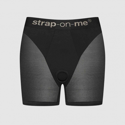 Трусики-шорты для фиксации насадок Strap-on-me Harness Lingerie Halo - size XS - Strap-on-me - купить с доставкой в Рыбинске